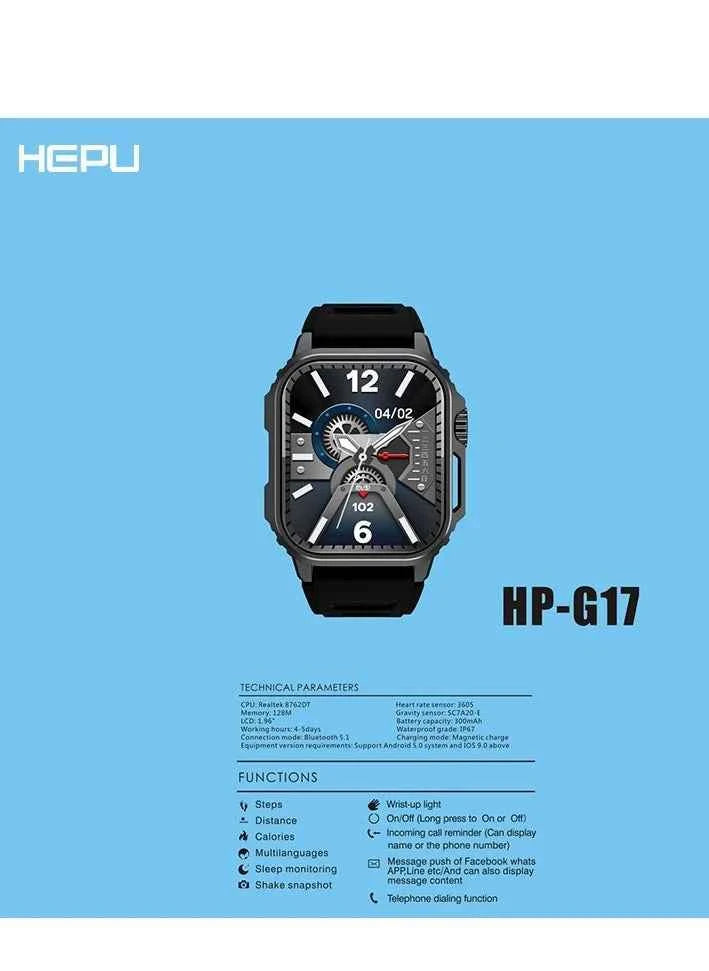Hepu - Multifunctional Smart Watch - Describings