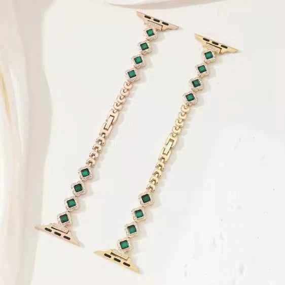 Diamond Metal Watch Straps - Describings