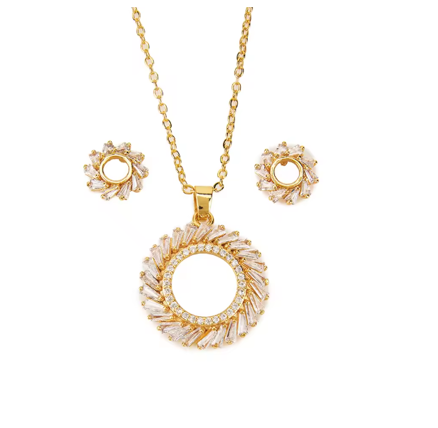 Zircon Jewelry Set - Describings