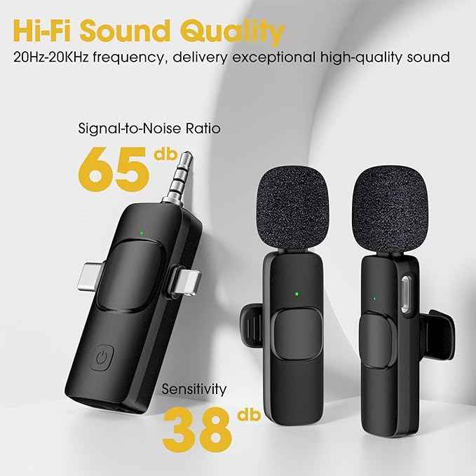 Mini Wireless Streaming Microphone - Describings