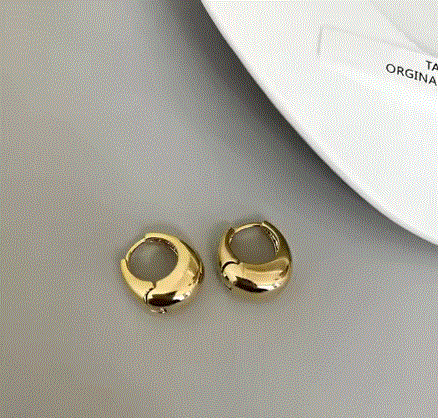 Women's Chunky Dome Earrings - Describings