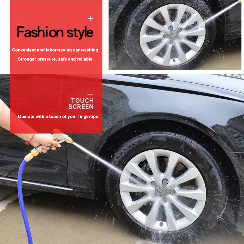 Expandable Garden Hose with Spray Nozzle - Describings