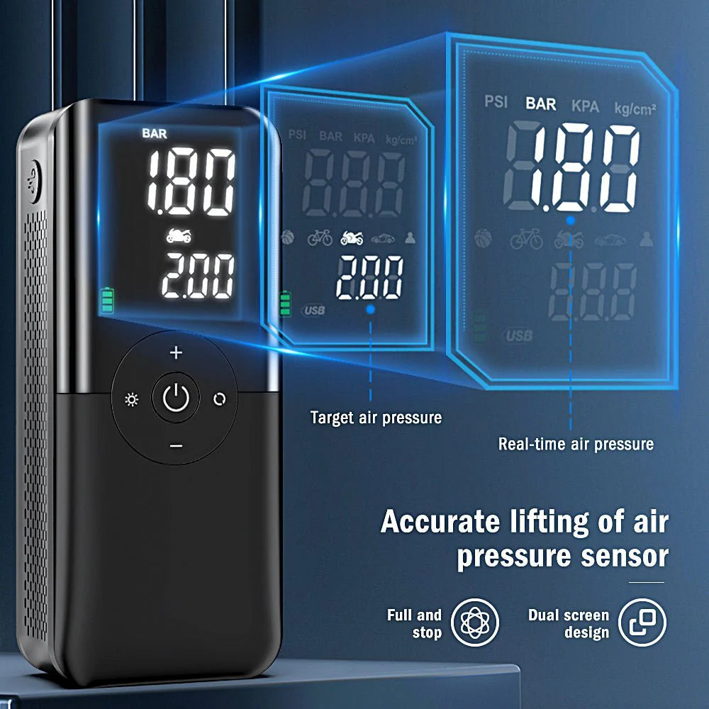 Portable Electric Air Pump - Describings