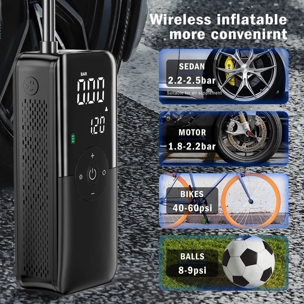 Portable Electric Air Pump - Describings