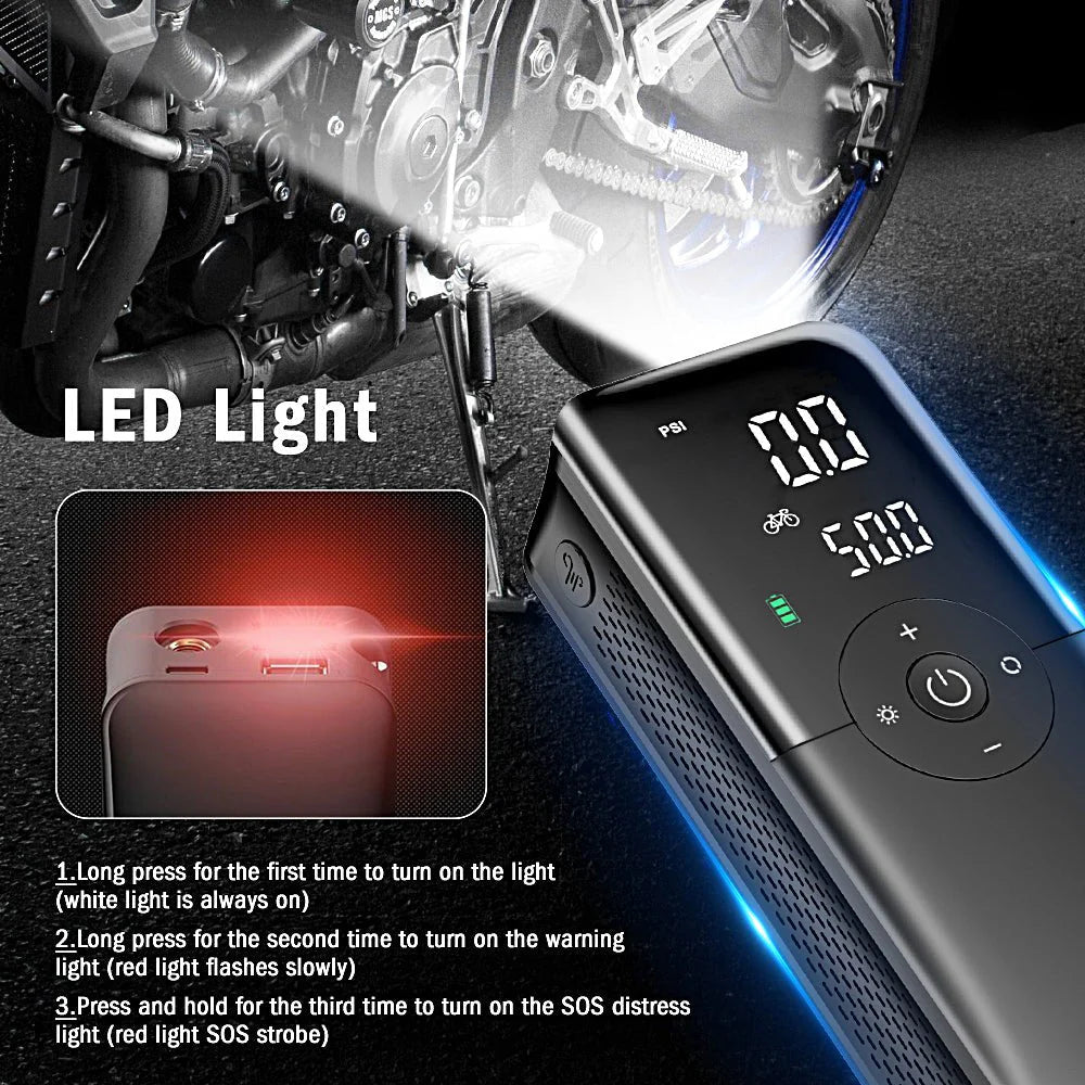 Portable Electric Air Pump - Describings