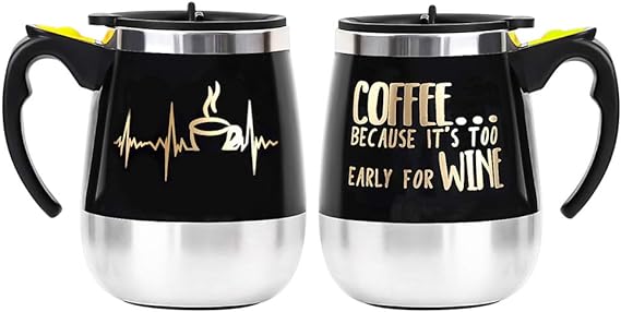 Self Stirring Mug - Describings