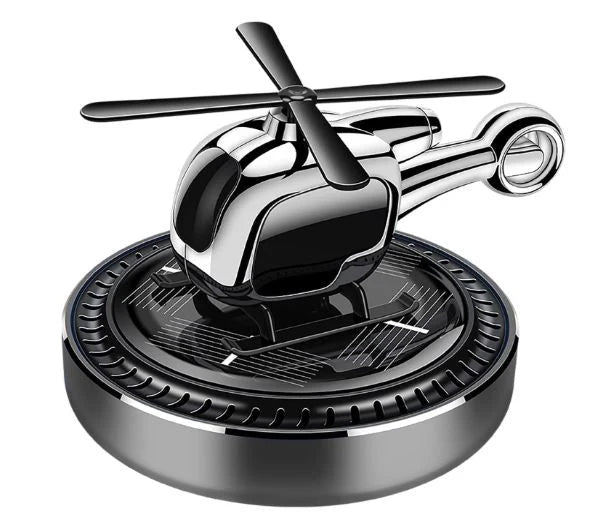 Solar Helicopter Car Air Freshener - Describings