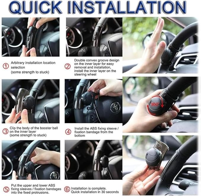 Steering Wheel Helping Ball - Describings