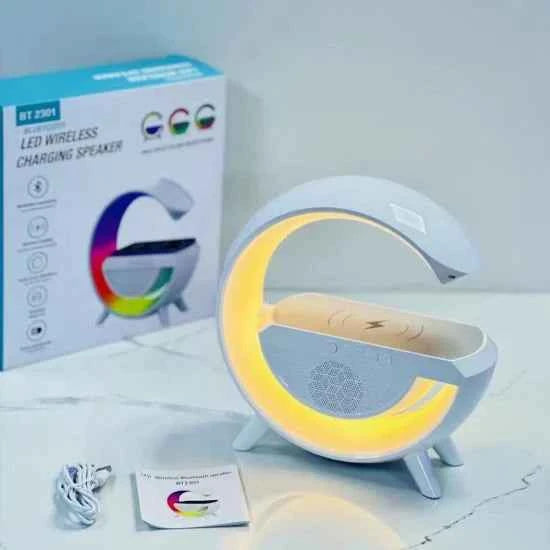 Led Wireless Charger Speaker - Describings