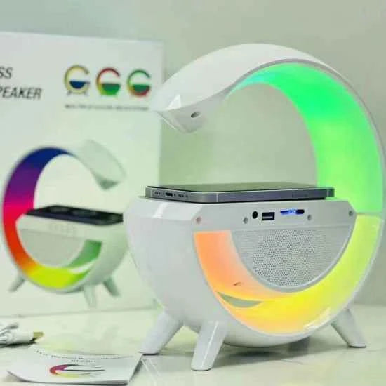Led Wireless Charger Speaker - Describings