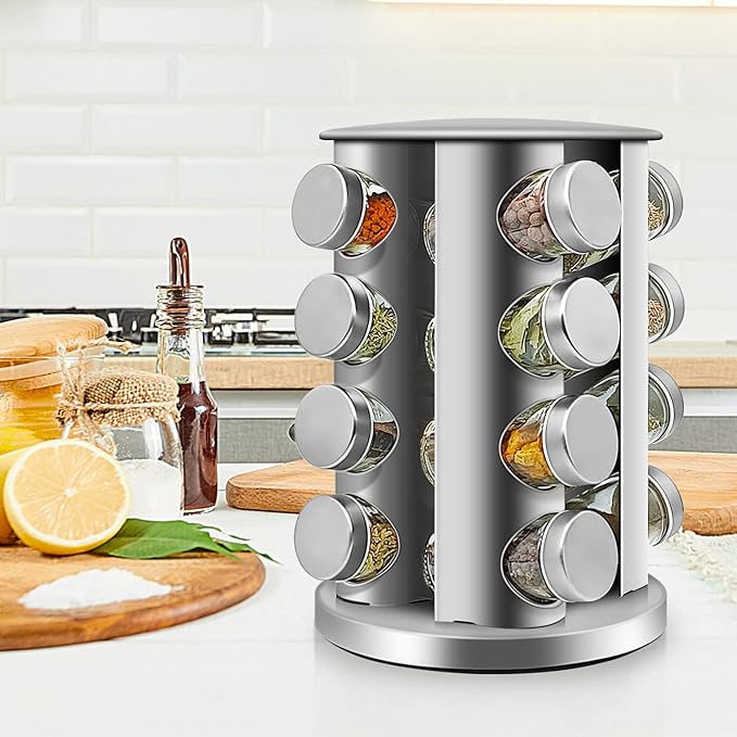 16-Jar Spice Storage - Describings