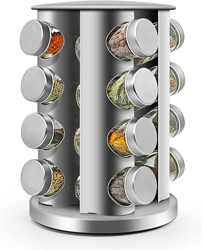 16-Jar Spice Storage - Describings