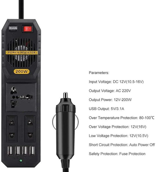 200W Power Inverter - Describings
