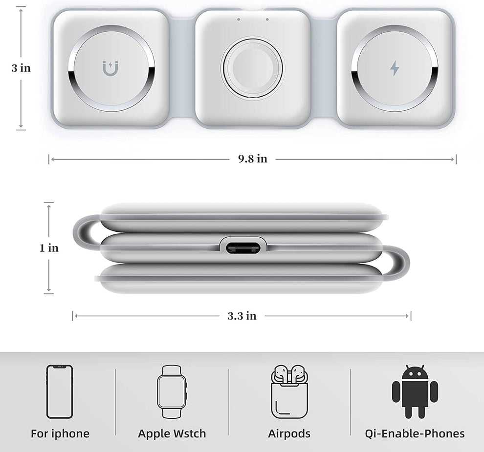 3-in-1 Wireless Charging Pad 1 - Describings