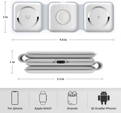 3-in-1 Wireless Charging Pad 1 - Describings