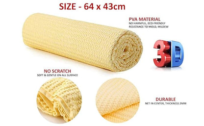 3D Car Cleaning Leatherette Chamois - Describings