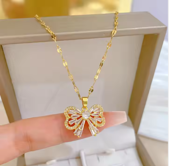 Butterfly Pendant Set - Describings