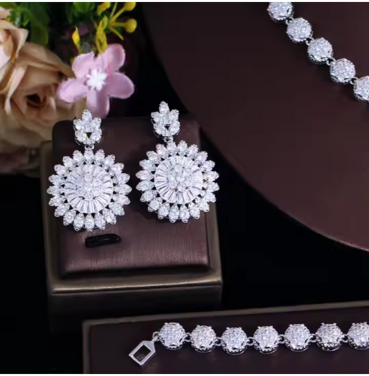 Zircon Jewelry Set - Describings