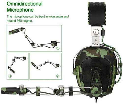 Bass Over-Ear Headphones with Mic - Describings