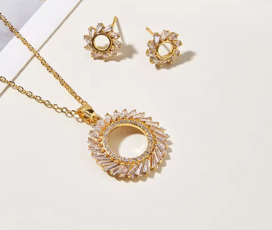 Zircon Jewelry Set - Describings