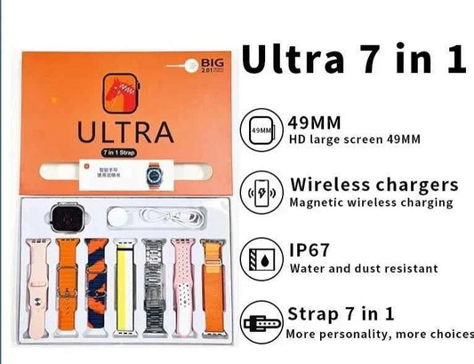 7 in 1 Ultra Smart Watch - Describings