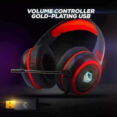 Backlit & Surround Sound Headset - Describings