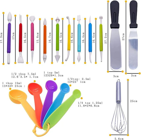 Cake Decorating Accessories (85pc) - Describings