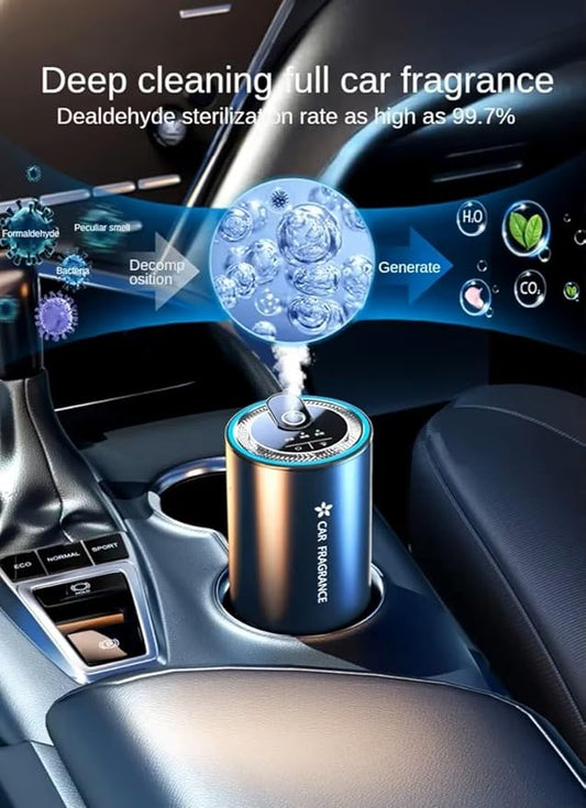 Car Fragrance With Light - Describings