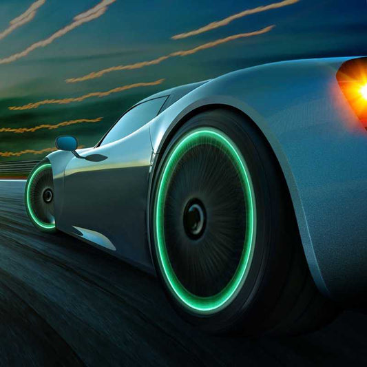 Car Luminous Tire Valve cap(4 pcs set) - Describings
