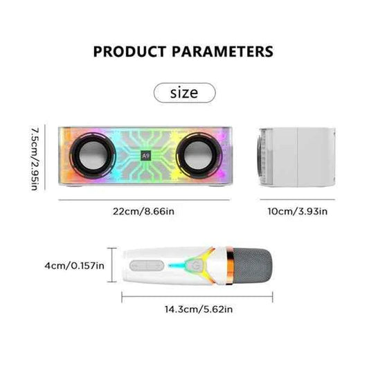 Karaoke Colorful Wireless Speaker - Describings