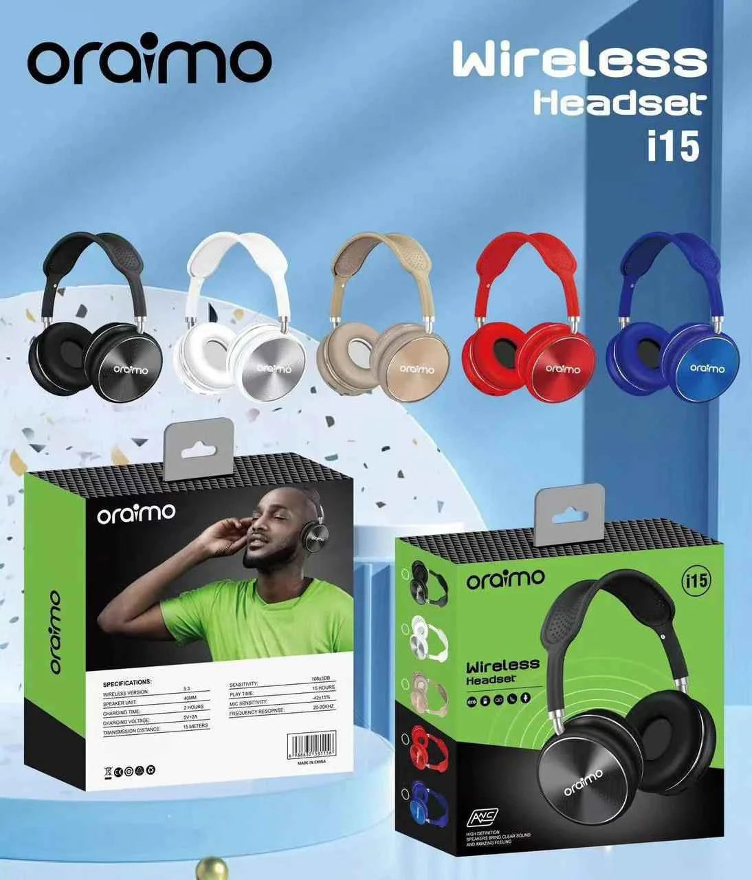 Oraimo - Stereo Wireless Headset - Describings