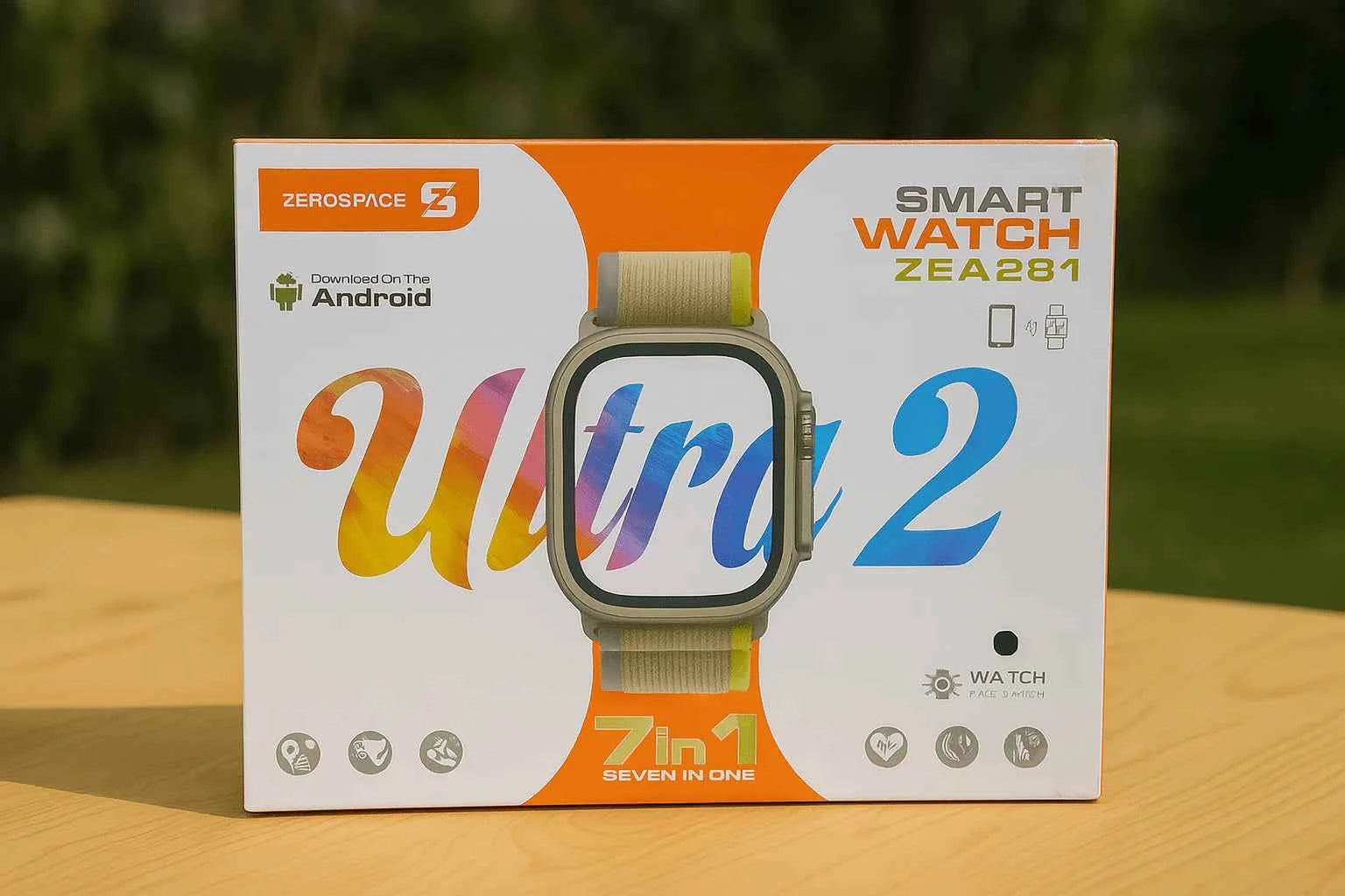 ZeroSpace - 7-in-1 Ultra 2 Smart Watch - Describings