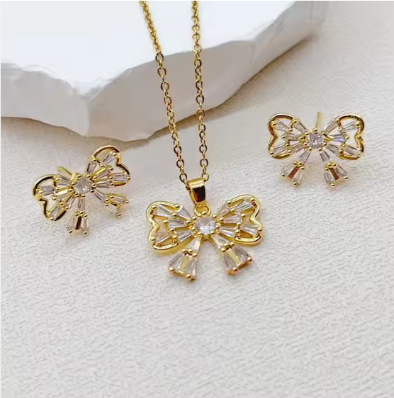 Butterfly Pendant Set - Describings