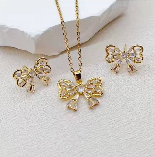 Butterfly Pendant Set - Describings