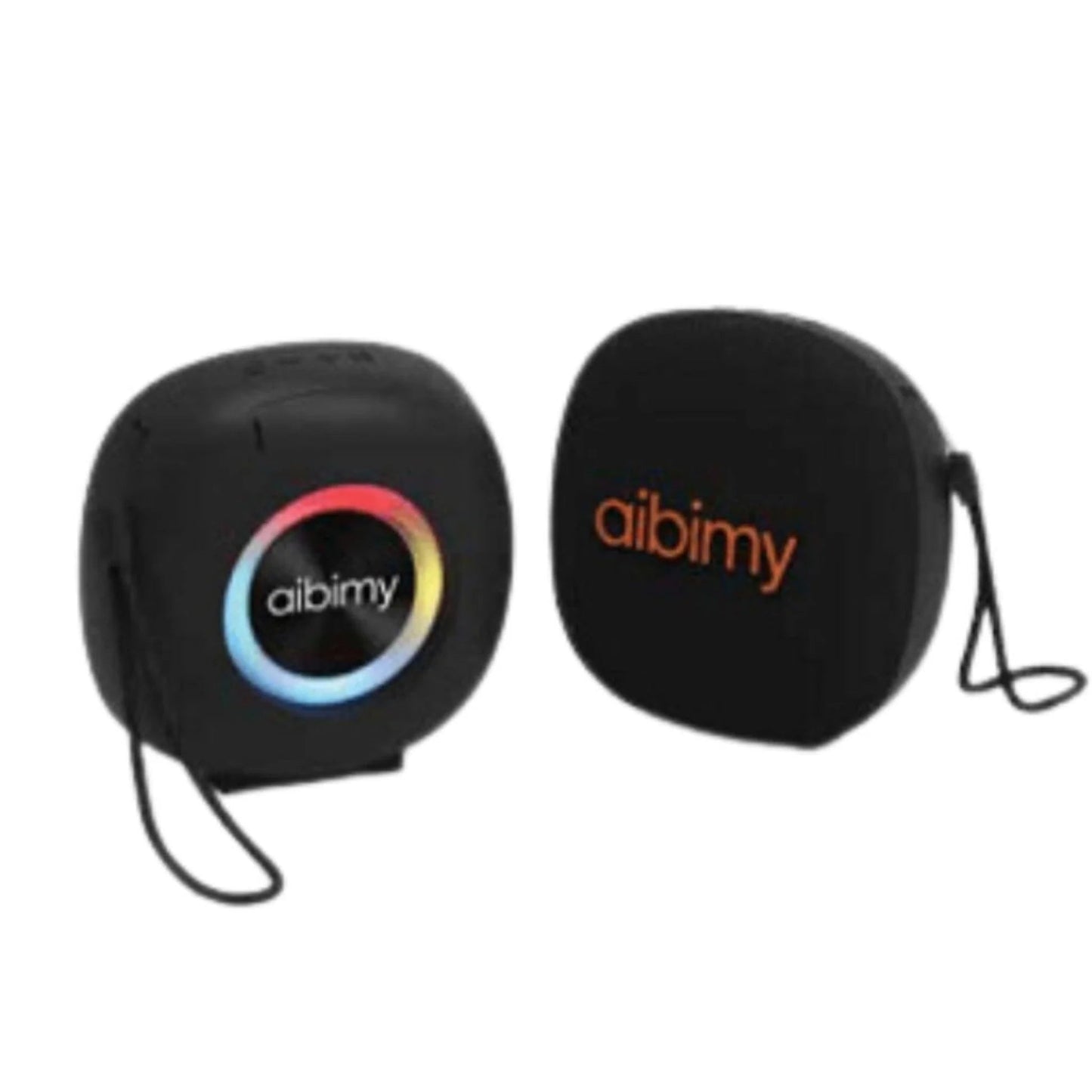 Aibimy - Waterproof Bluetooth Speaker with RGB Ring Light - Describings