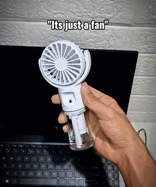 Steering Spray Fan - Describings