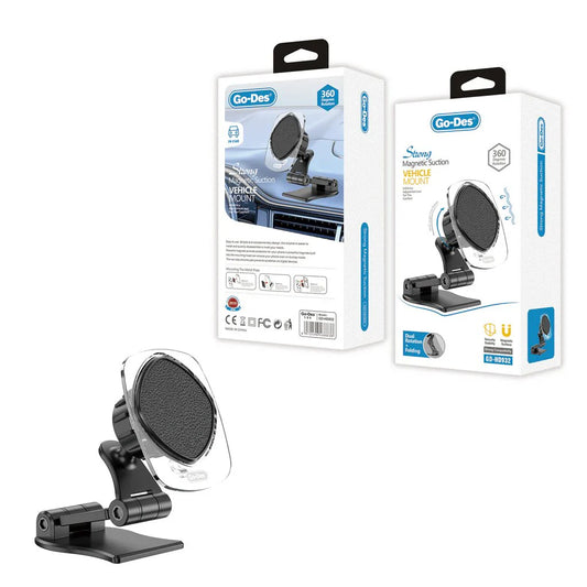Dual Folding Car Magnetic Phone Holder - Describings