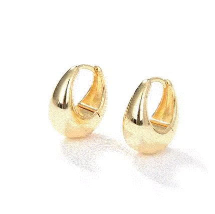 Women's Chunky Dome Earrings - Describings