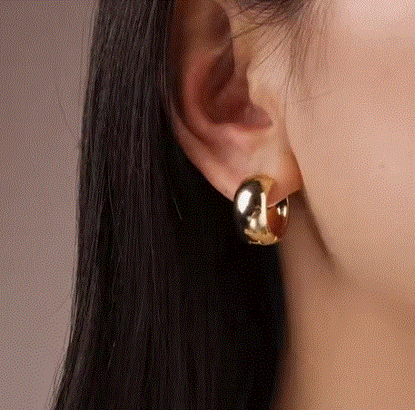 Women's Circle Hoop Earrings - Describings