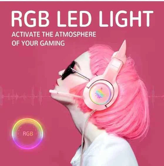 Animated Over-Ear Headphones - Describings