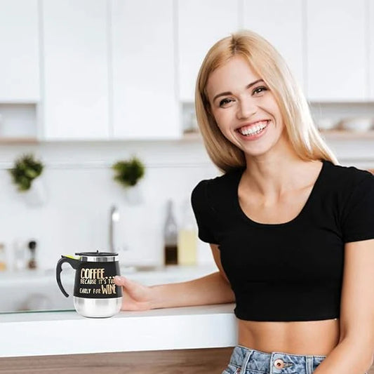 Self Stirring Mug - Describings