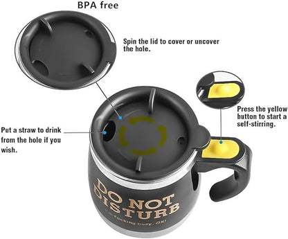 Self Stirring Mug - Describings