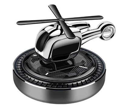 Solar Helicopter Car Air Freshener - Describings