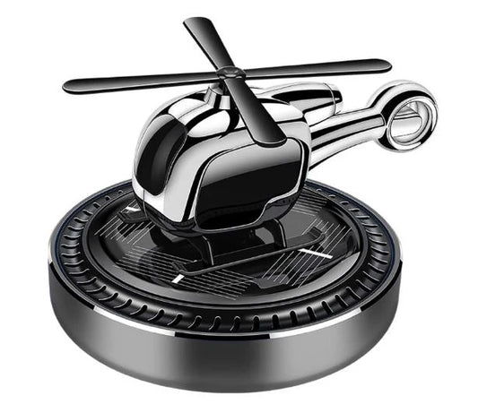 Solar Helicopter Car Air Freshener - Describings