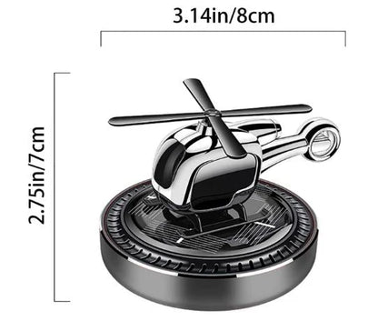 Solar Helicopter Car Air Freshener - Describings