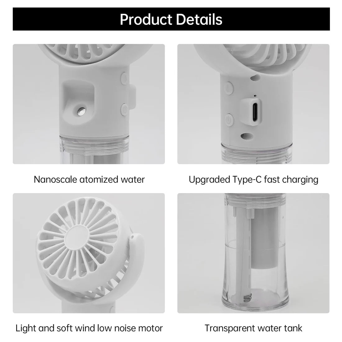 Steering Spray Fan - Describings