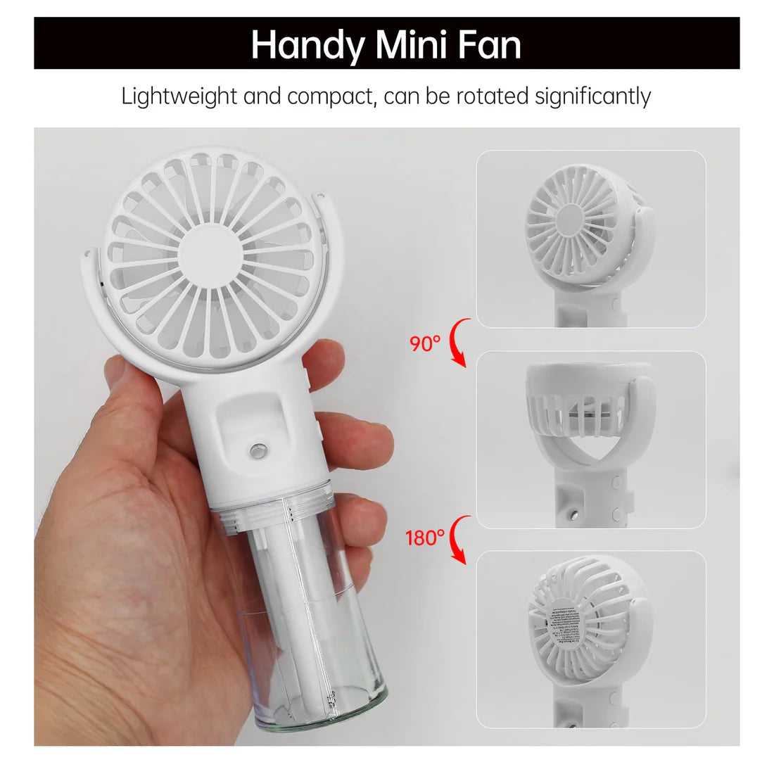 Steering Spray Fan - Describings