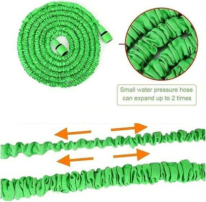 Expandable Garden Hose with Spray Nozzle - Describings