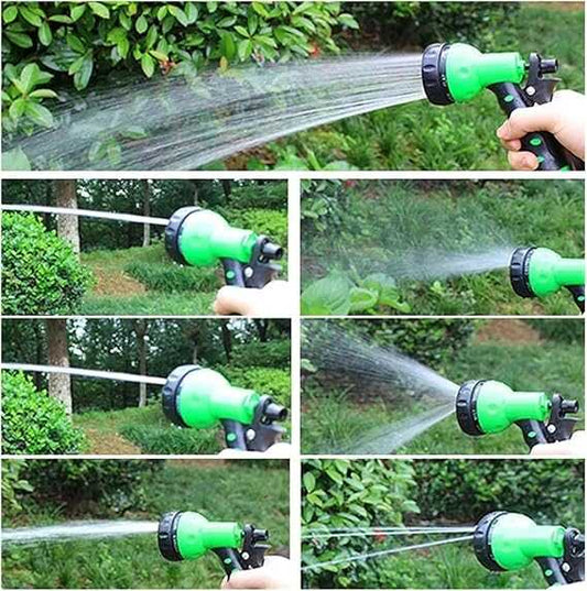 Expandable Garden Hose with Spray Nozzle - Describings