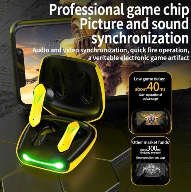 Wireless Earbuds Gaming Earphone - Describings